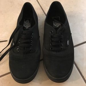 Black Van's Women's Size 8